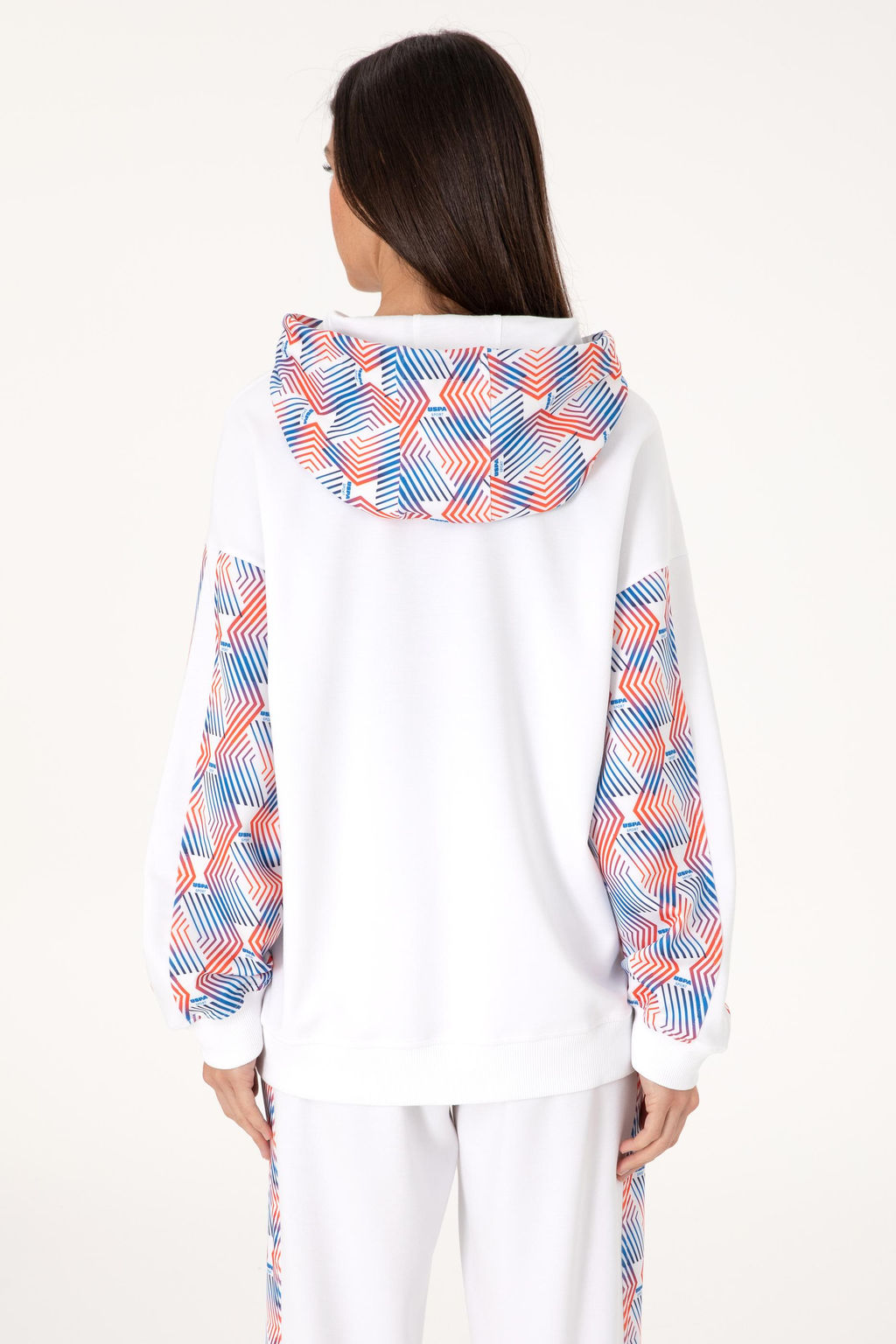Kad_n Beyaz Sweatshirt Sepette S_rpriz _ndirim - U.s. polo assn фото 5