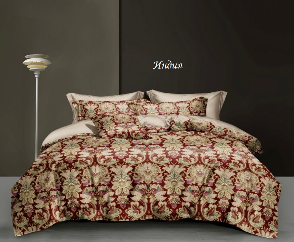 Комплект постельного белья Индия, САТИН ПРЕМИУМ 1,5 сп