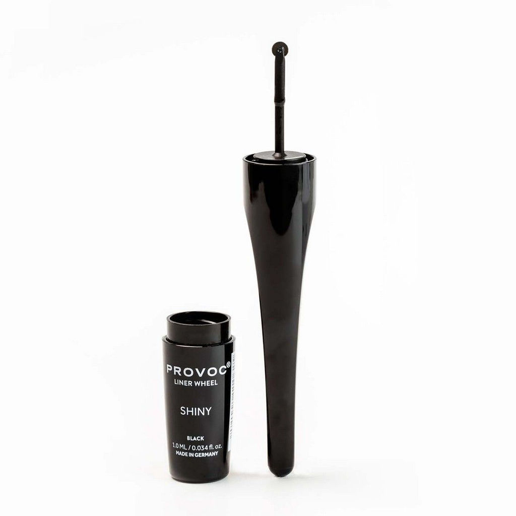 Provoc Жидкая подводка для глаз с роликом / Eyeliner Wheel 02 Shiny Black, черный глянцевый