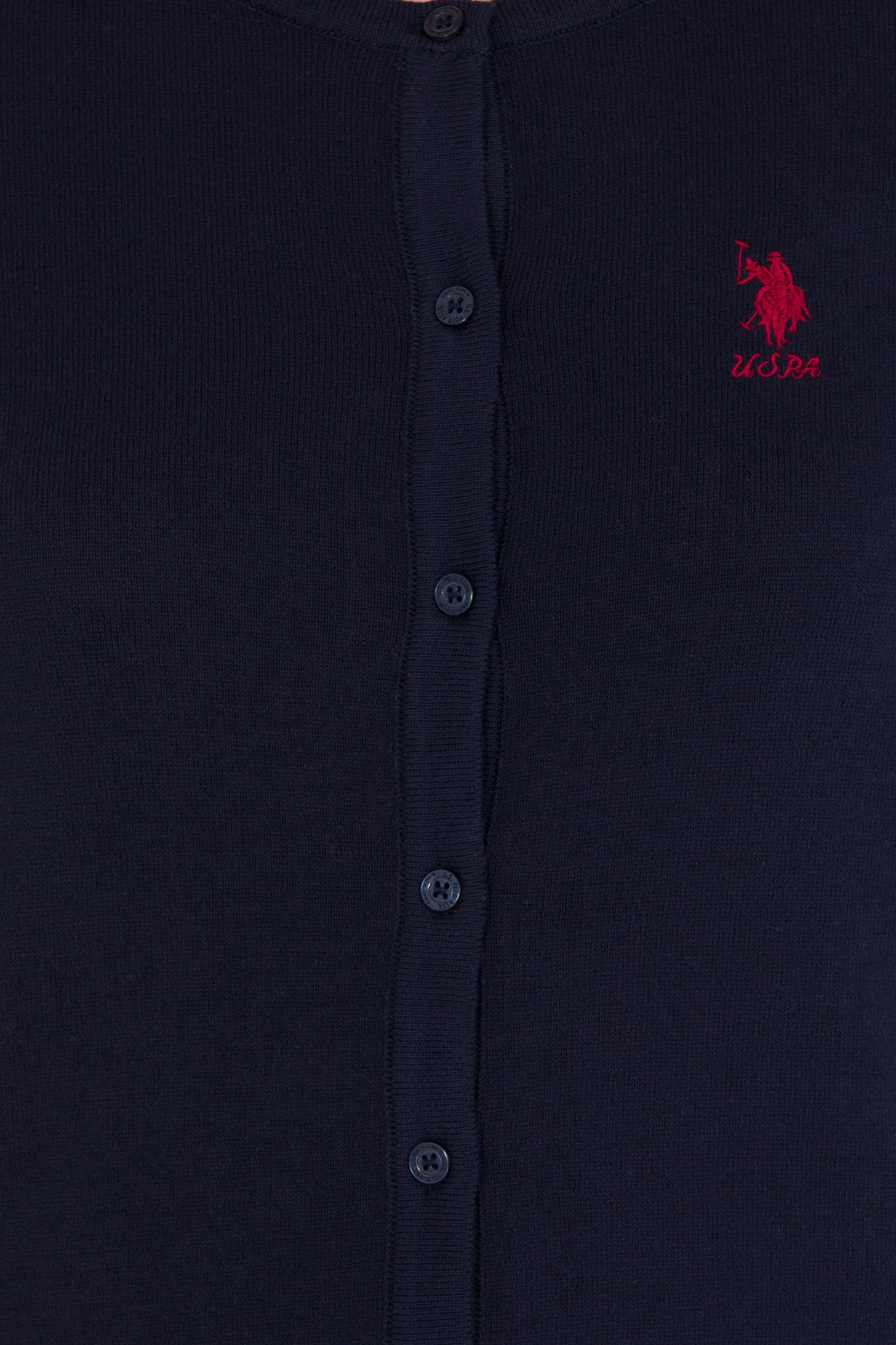 U. S. Polo Assn Женский темно-синий базовый трикотажный кардиган - U.s. polo assn фото 6