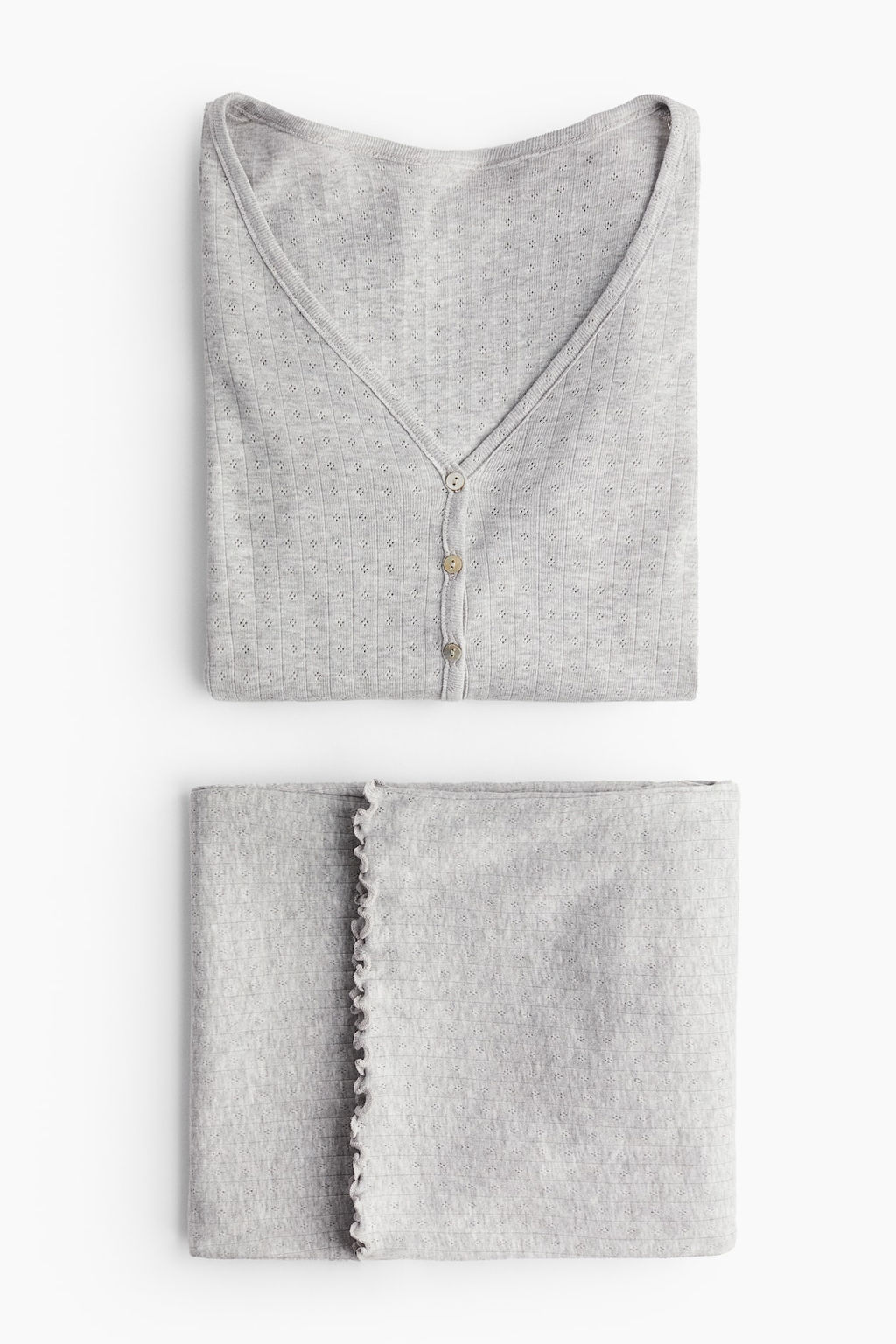 Pijama en punto pointelle - H&m фото 5