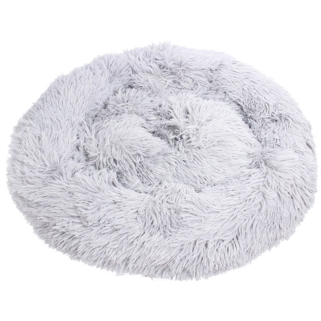 Лежанка для животных круглая "Место БРО", цвет серый, d-60см (Лейбл)