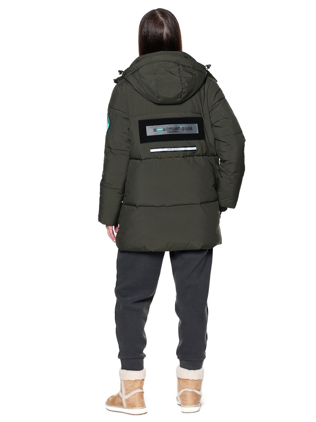 Куртка B-8913 Хаки - Snow headquarter фото 10