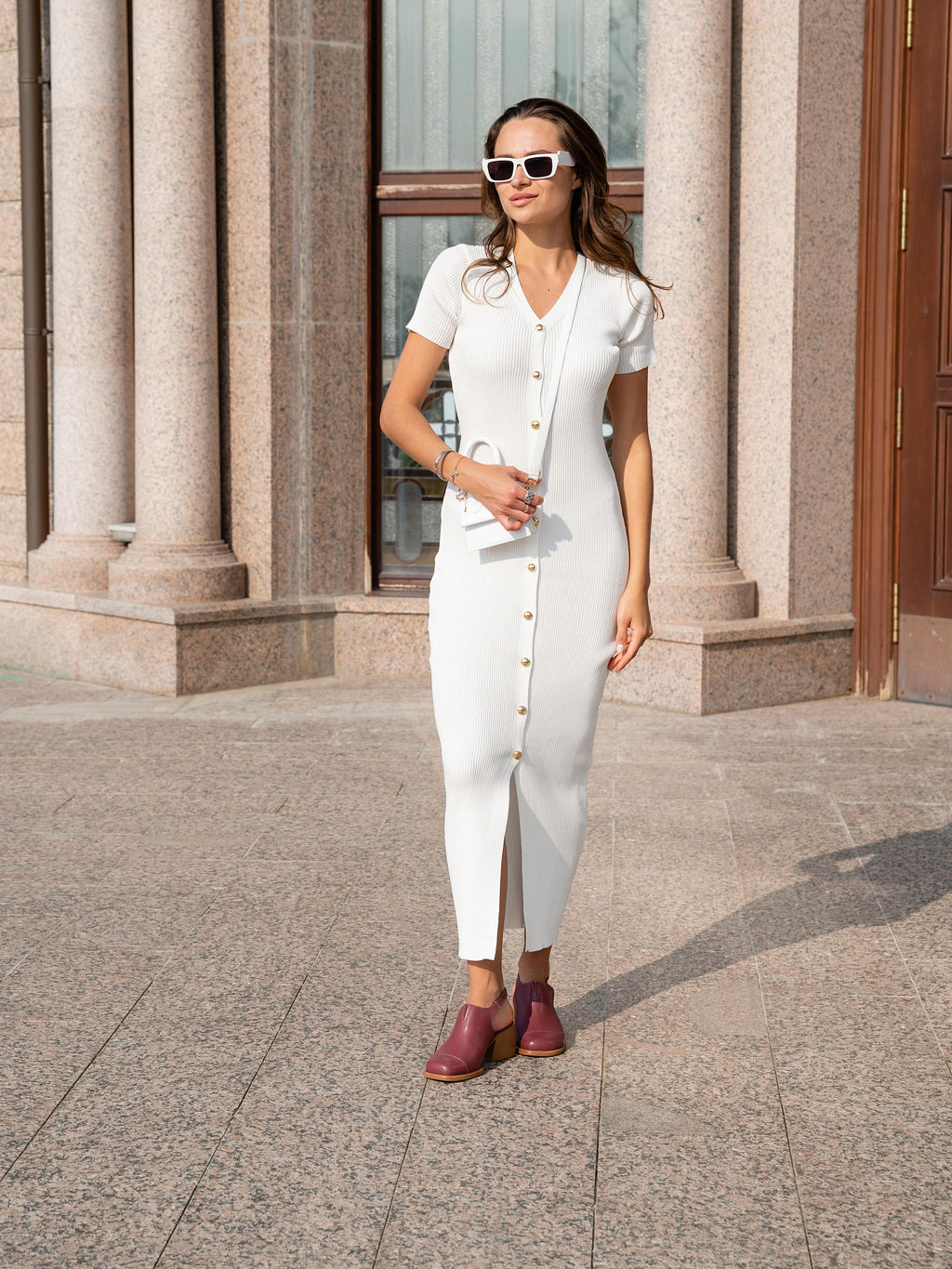 Босоножки 5133.23663be.Гнилая вишня+коричневый