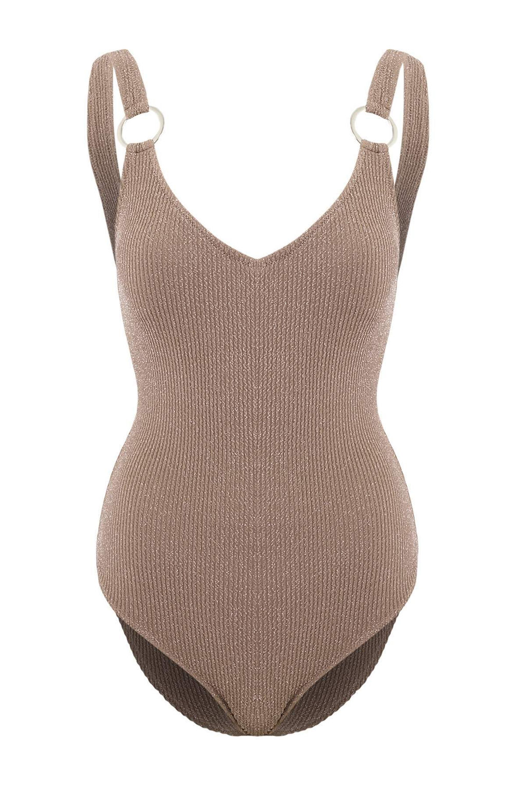 Vizon Dokulu V Yaka Kapl? Aksesuar Detayl? Regular Mayo TBESS26MA00005