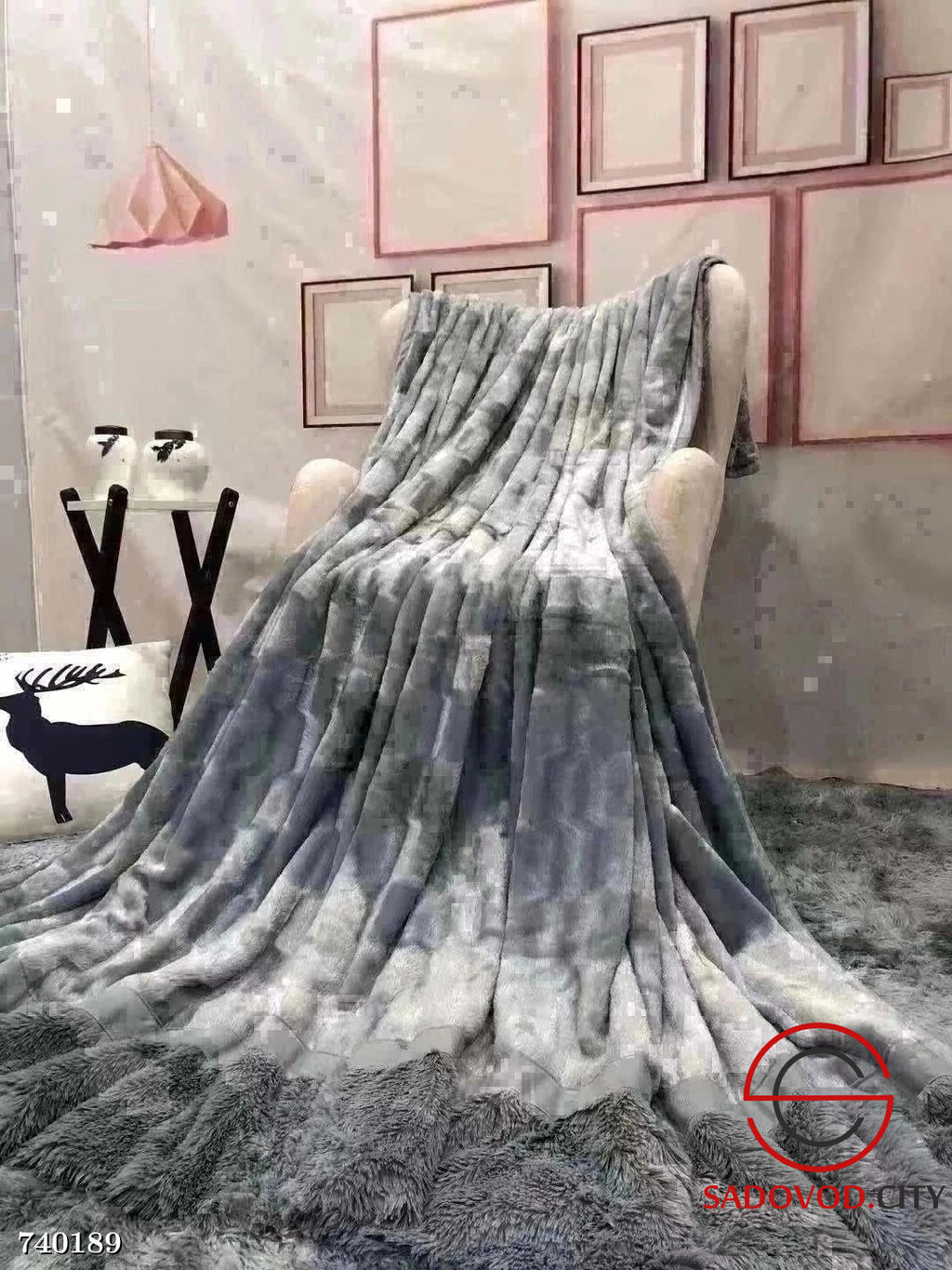 Покрывало плед на кровать