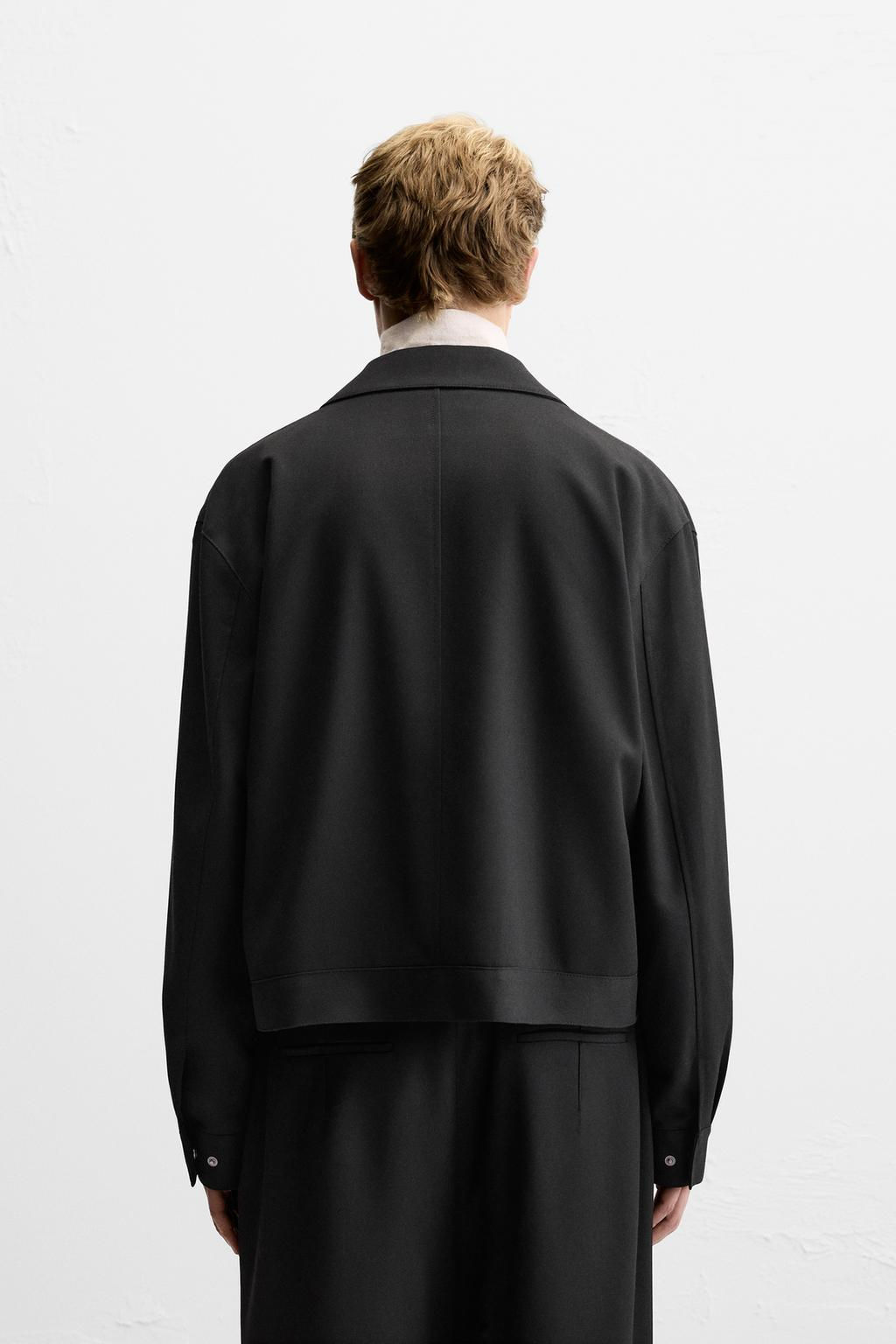 CROPPED FIT JACKET - Zara фото 3