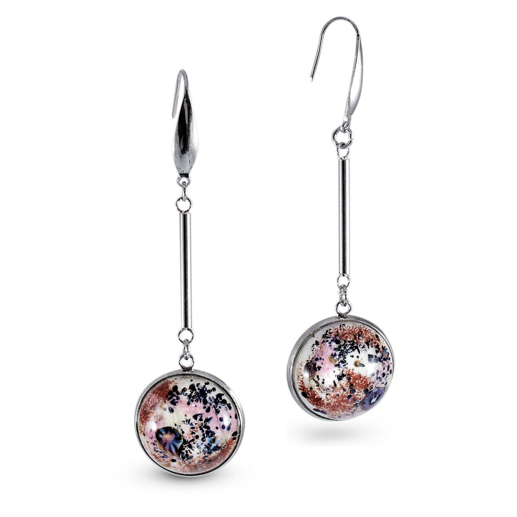 Серьги из муранского стекла