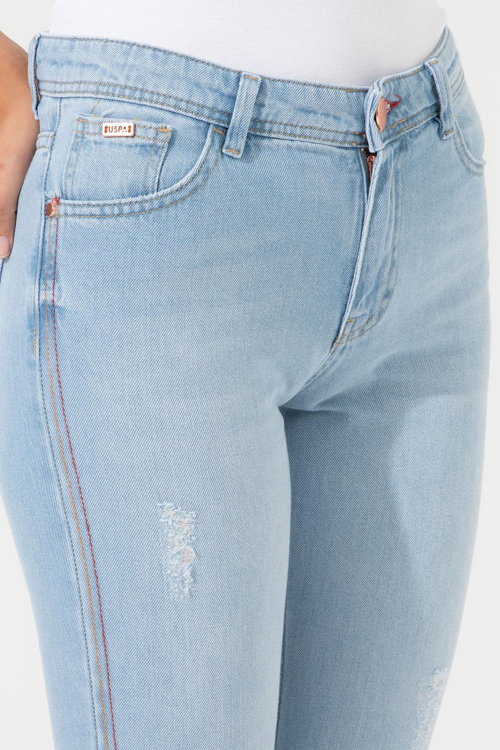 U. S. Polo Assn Женские синие джинсовые брюки - U.s. polo assn фото 19