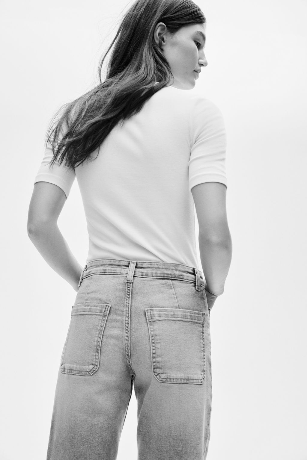 Wide High Waist Jeans - H&m фото 10