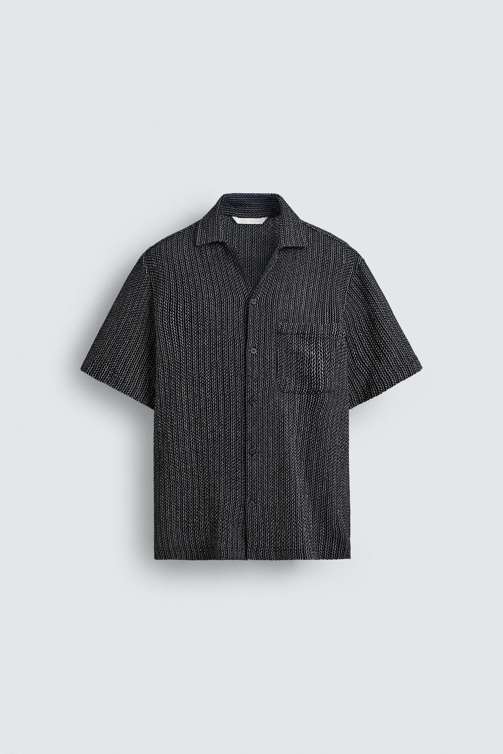 TEXTURED JACQUARD SHIRT - Zara фото 6