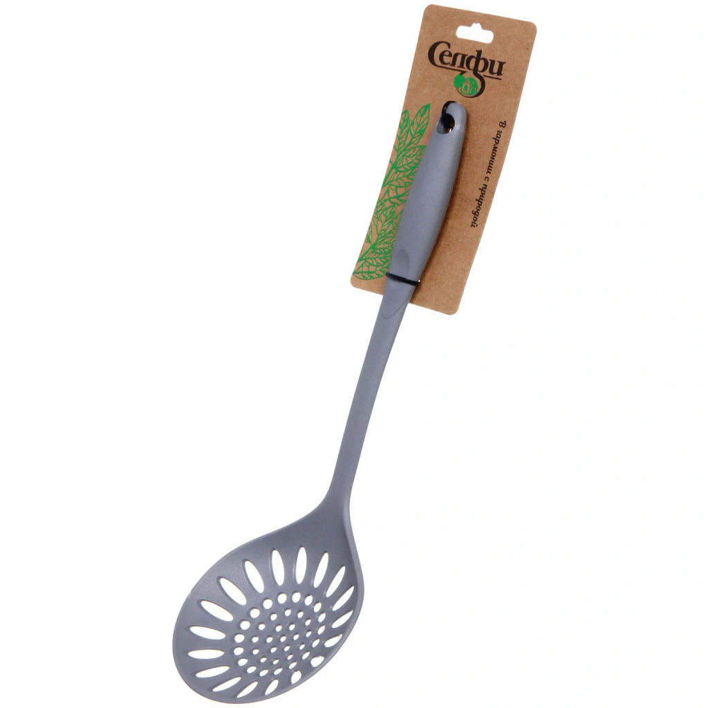 Цена за 2 шт. Шумовка кухонная пластиковая "Graphite" 34см