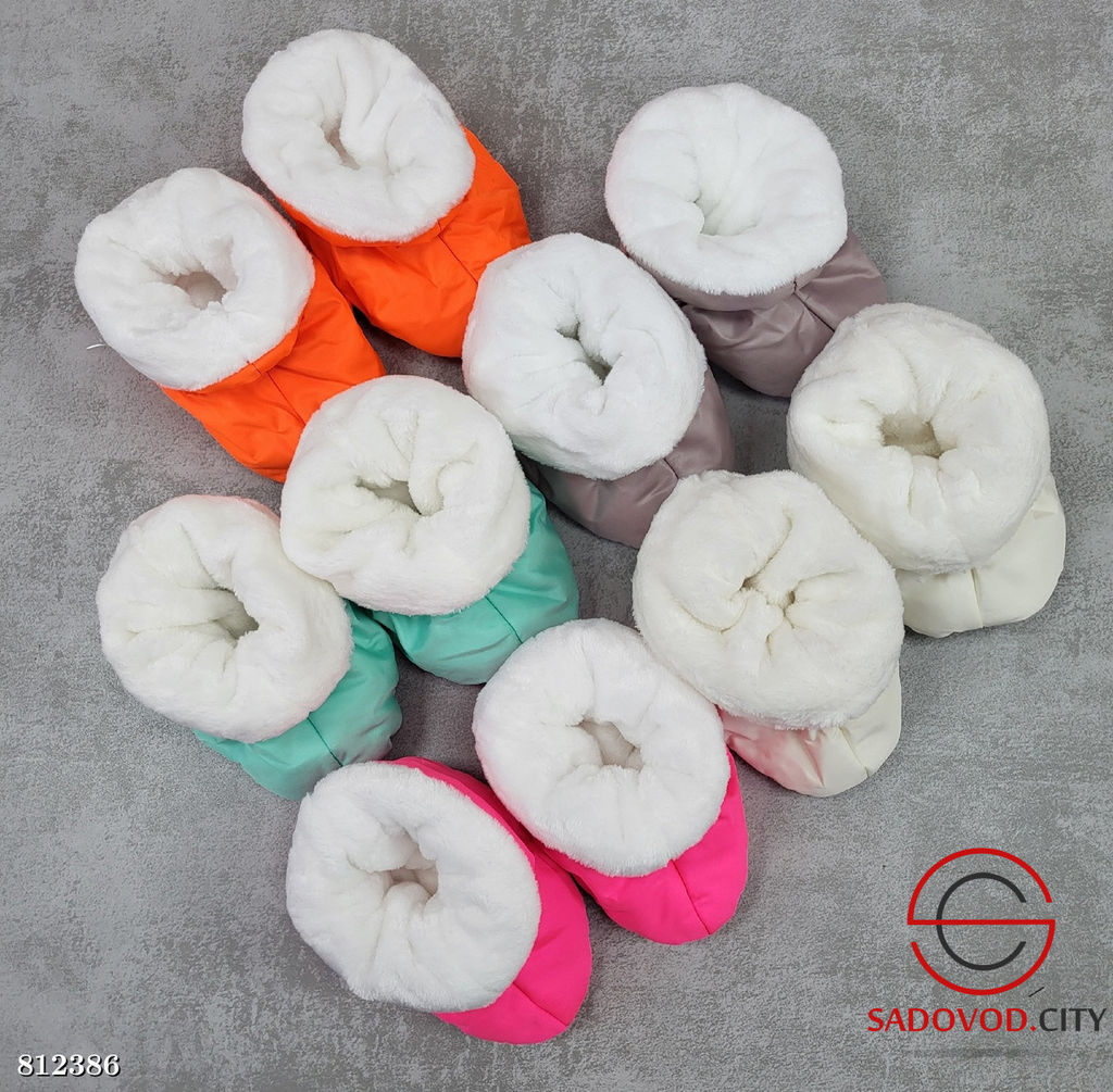 Зимние пинетки для новорожденных