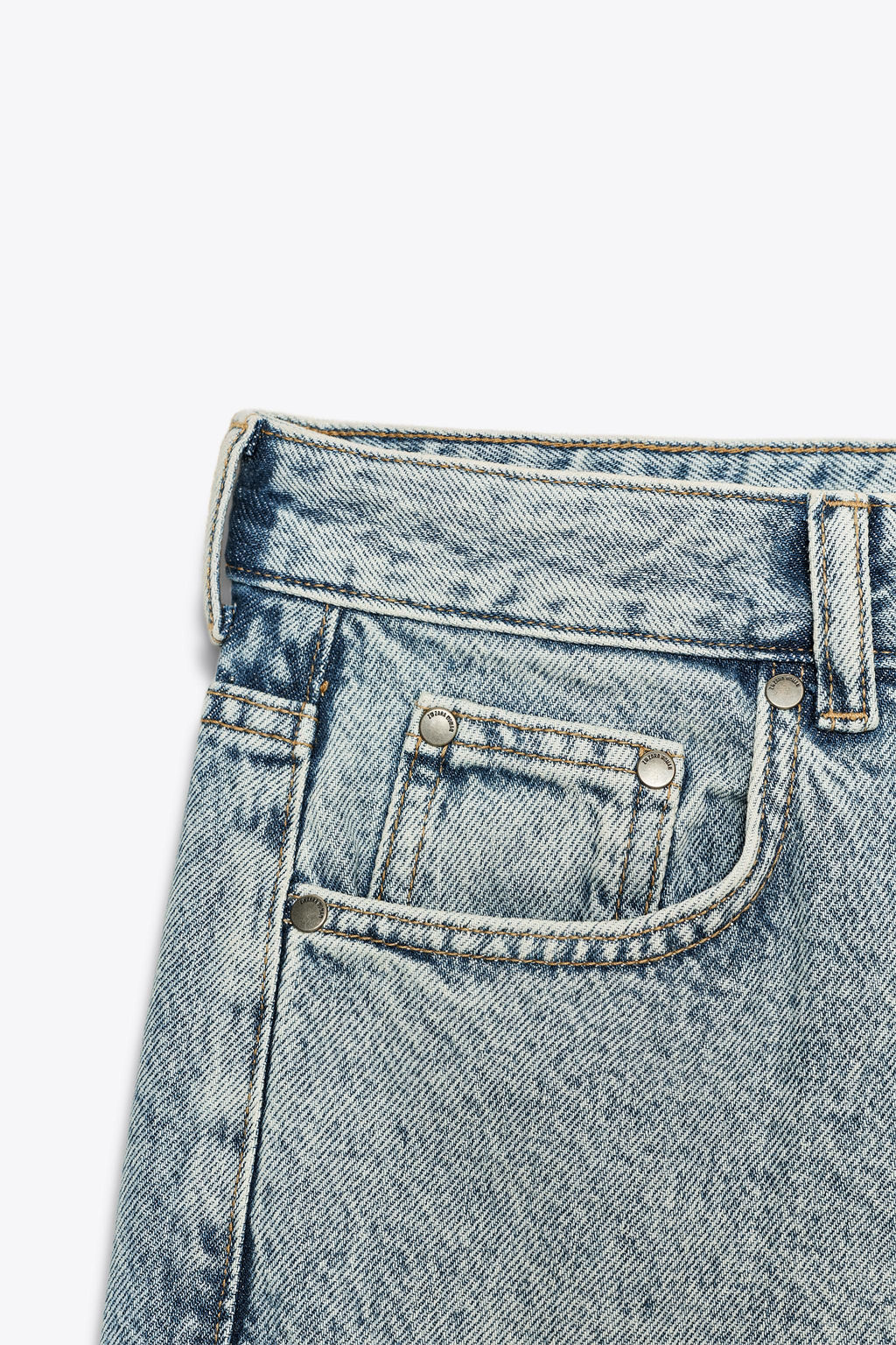 ZW COLLECTION DENIM BERMUDA SHORTS - Zara фото 14