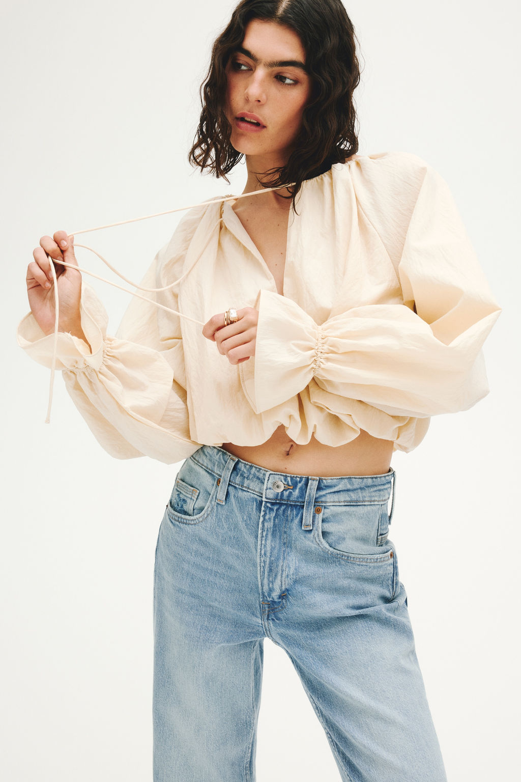 Bootcut High Waist Jeans - H&m фото 3