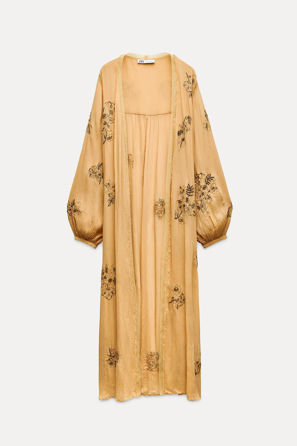 LONG BEADED KIMONO - Zara фото 2