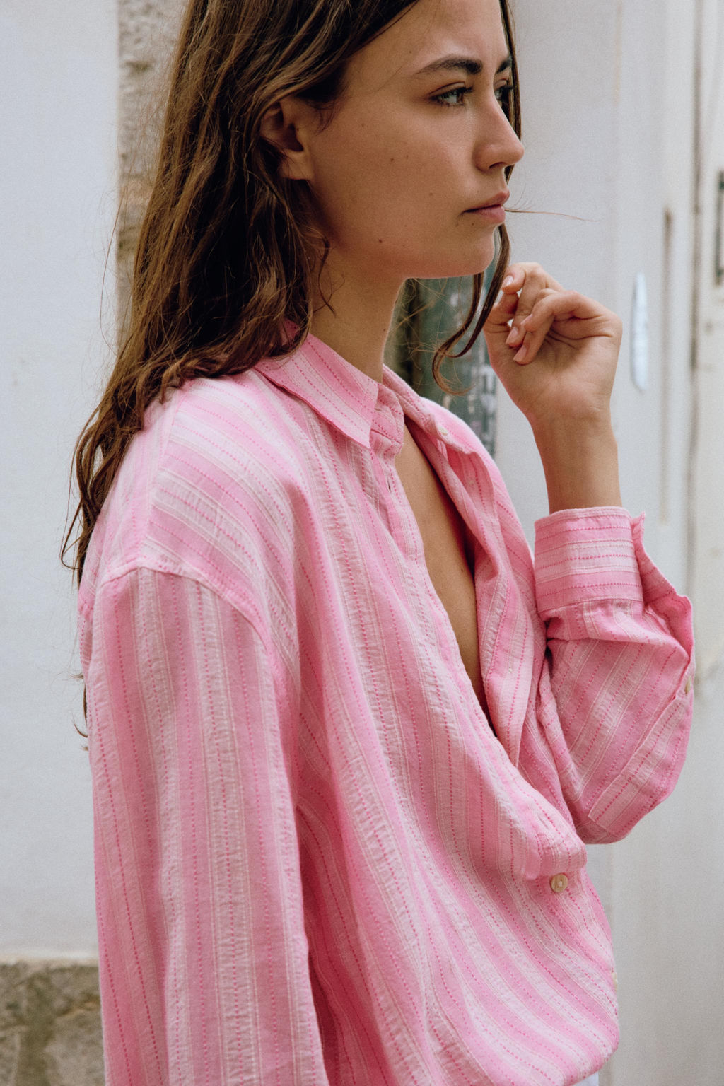 CAMISA VOLUMEN RAYAS / Rayas - Zara фото 4
