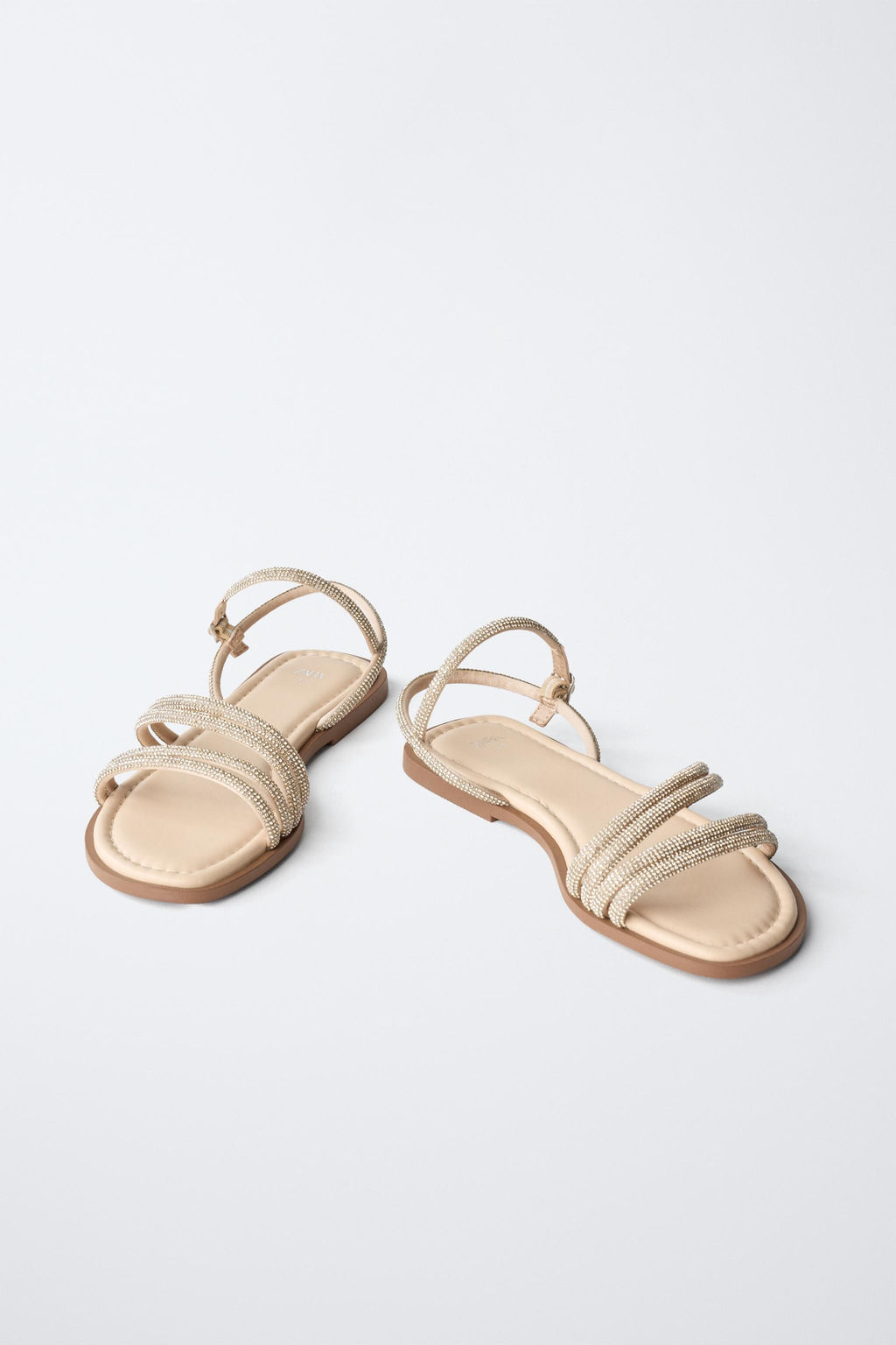 SANDALIA BRILLOS / Oro - Zara фото 3