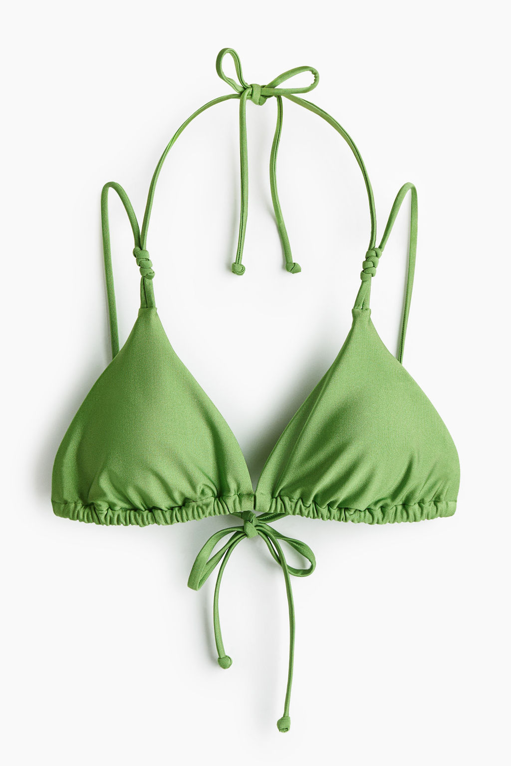 Top de bikini triangular con relleno - H&m фото 2