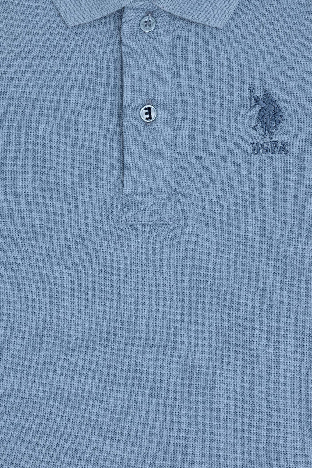 Базовая футболка цвета индиго для мальчиков - U.s. polo assn фото 3
