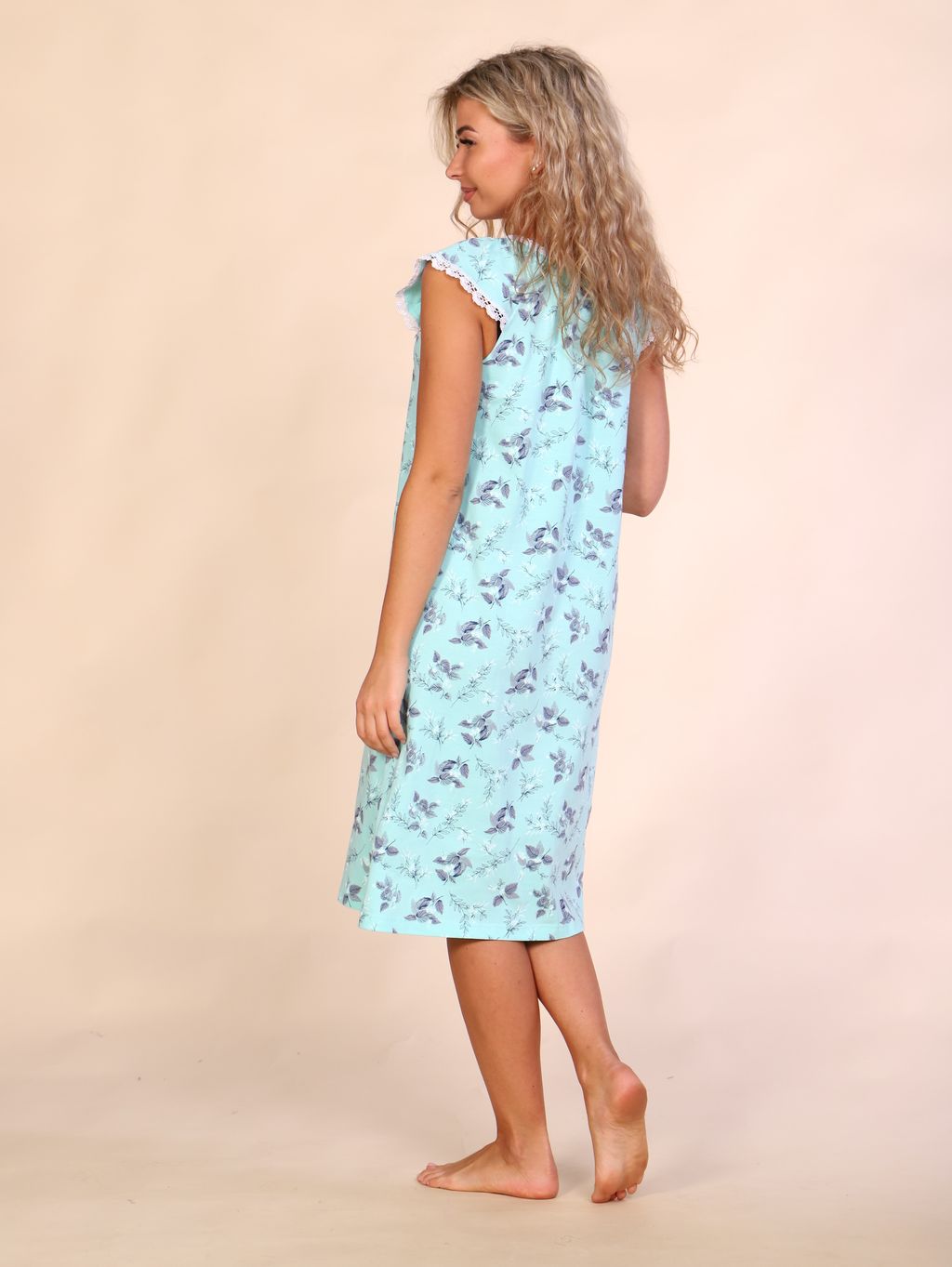 М33 Сорочка Эля (ментол) - Иванушка-трикотаж фото 11