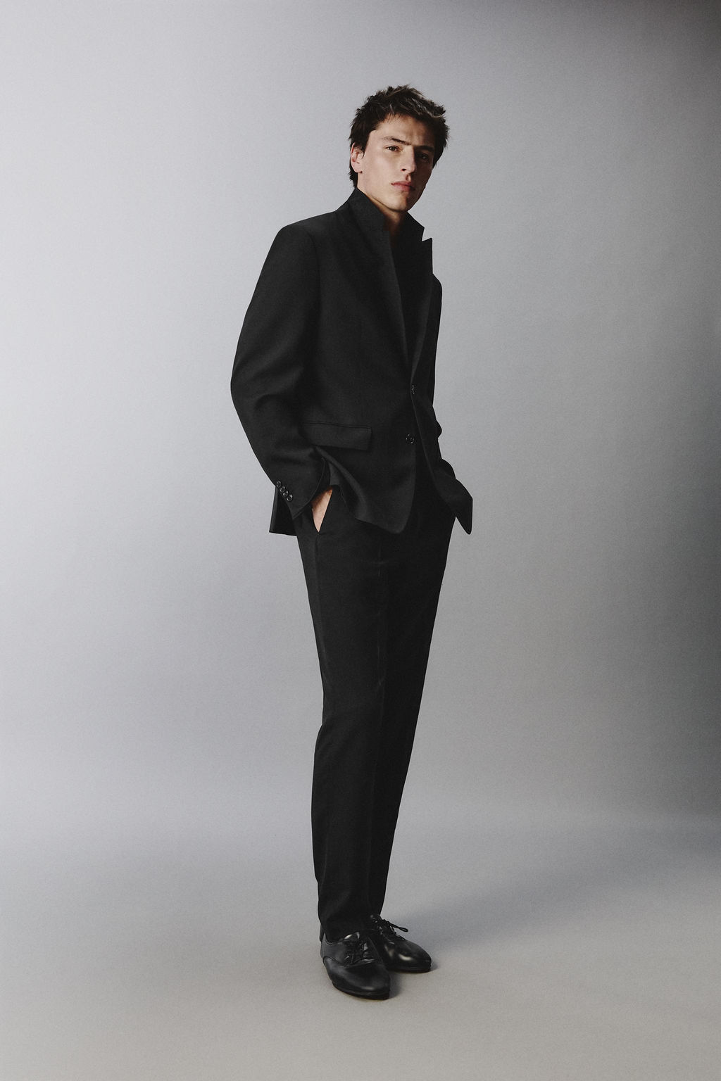 WOOL BLEND SUIT BLAZER - Zara фото 4