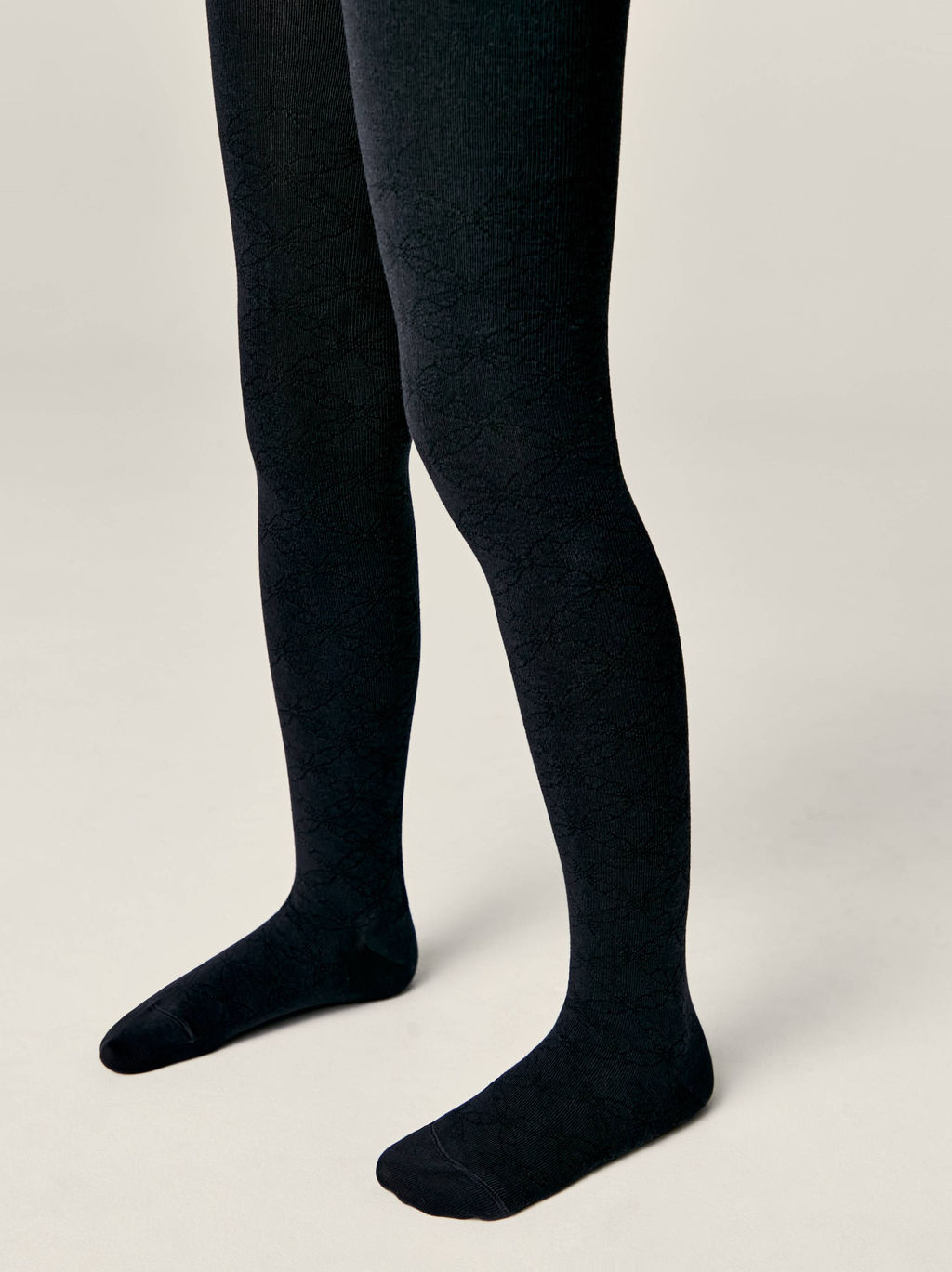 Conte-kids CLASS Lycra® Тонкие хлопковые колготки графит - Conte elegant фото 3