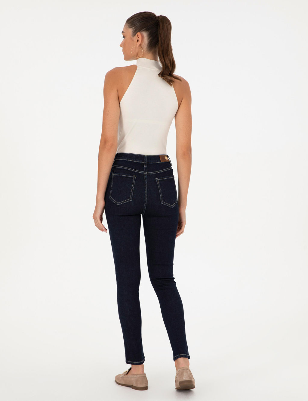 Koyu _ndigo Skinny Fit Jean Pantolon