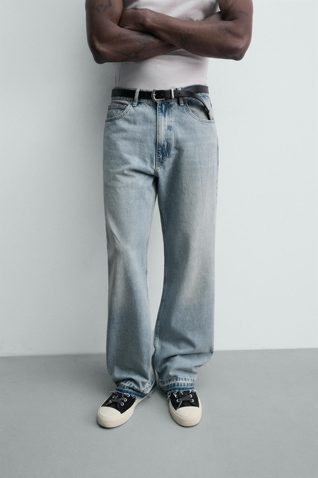 JEANS LOOSE FIT / Azul claro - Zara фото 5