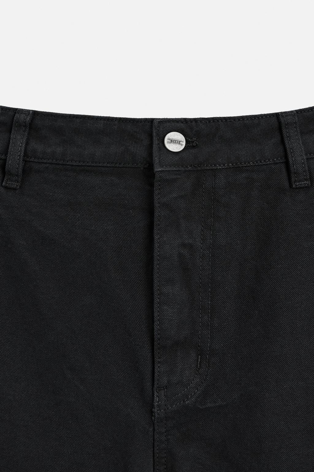 WASHED CARPENTER TROUSERS - Zara фото 17