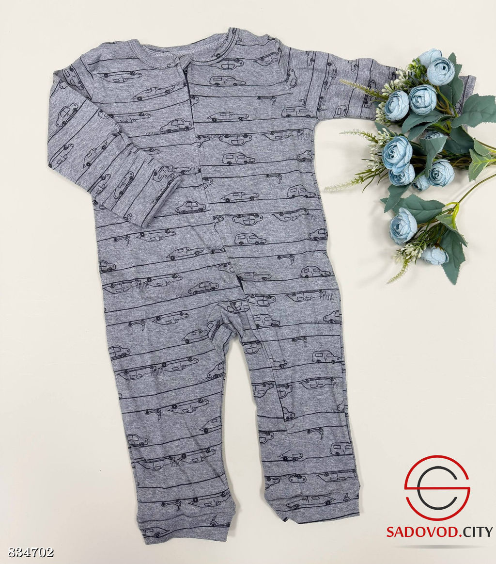 Комбинезон интерлок на молнии