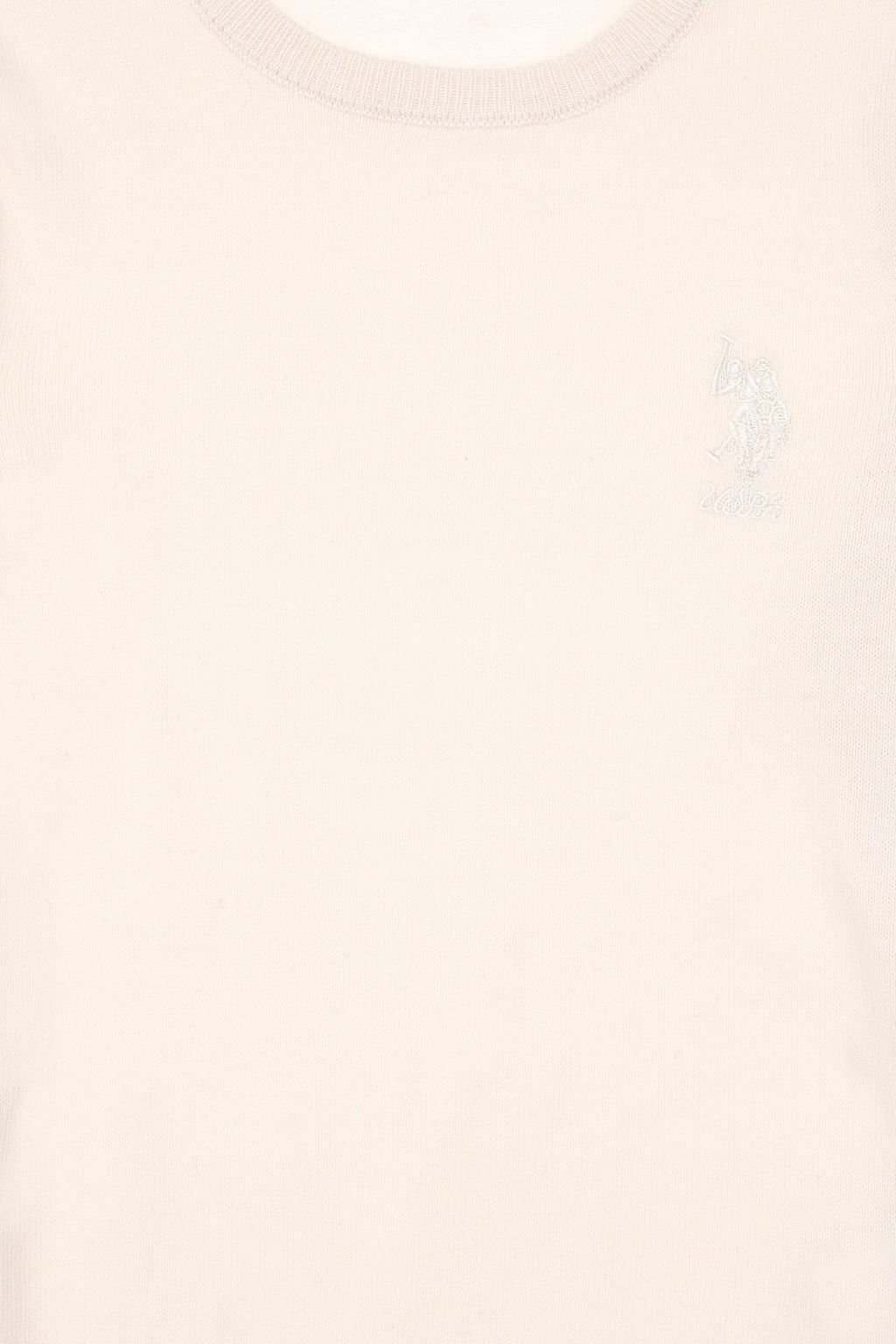 Кремовый базовый свитер для девочек Неожиданная скидка в корзине - U.s. polo assn фото 4