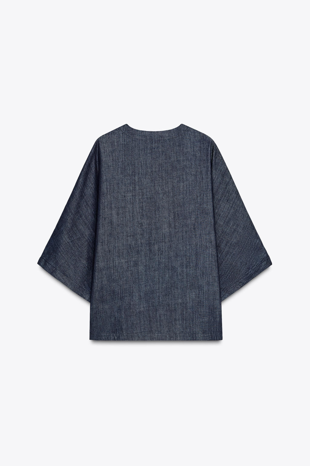 ZARA WOMAN COLLECTION RELAXED DENIM SHIRT