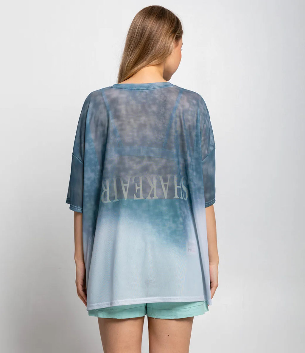 Футболка #КТ106 (10), серо-зелёный