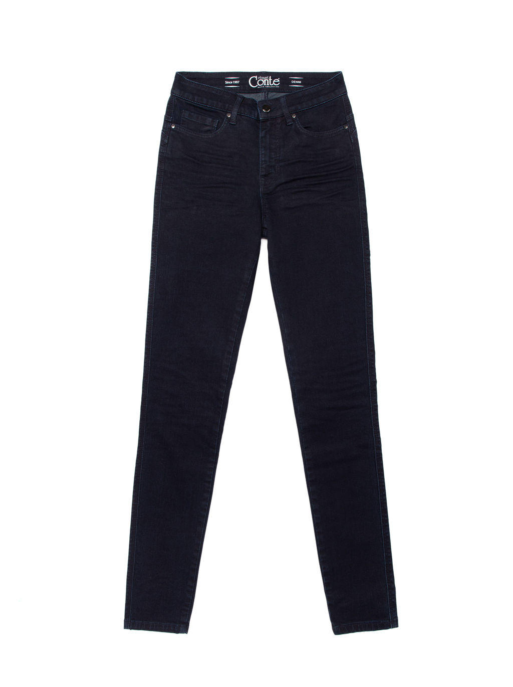 CONTE Моделирующие джинсы skinny с высокой посадкой CON-270 dark indigo
