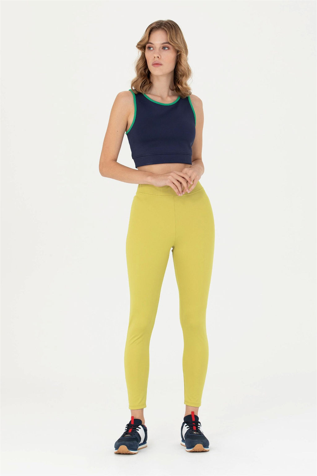 U. S. Polo Assn Женские колготки фисташкового цвета - U.s. polo assn фото 3