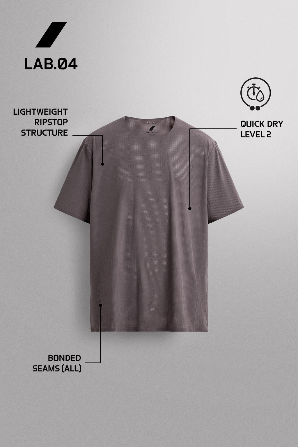 CAMISETA T?CNICA ESTRUCTURA / Morado