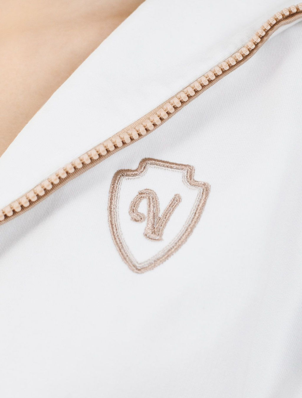 Худи на молнии из петельчатого футера двухнитки с эластаном без начеса - Vilatte фото 2