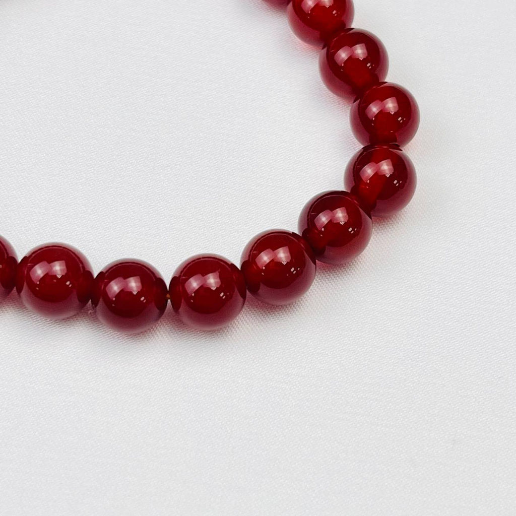 Браслет из Сердолика и Граната - Радуга самоцветов фото 4