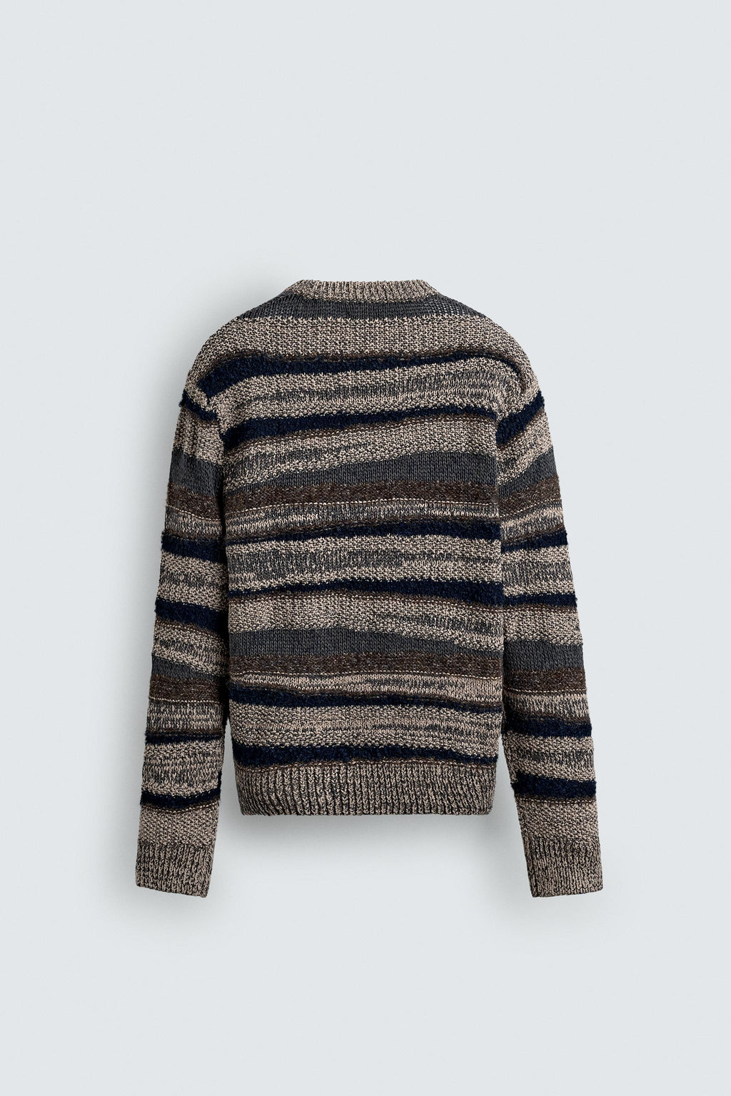 STRIPED JACQUARD SWEATER - Zara фото 7