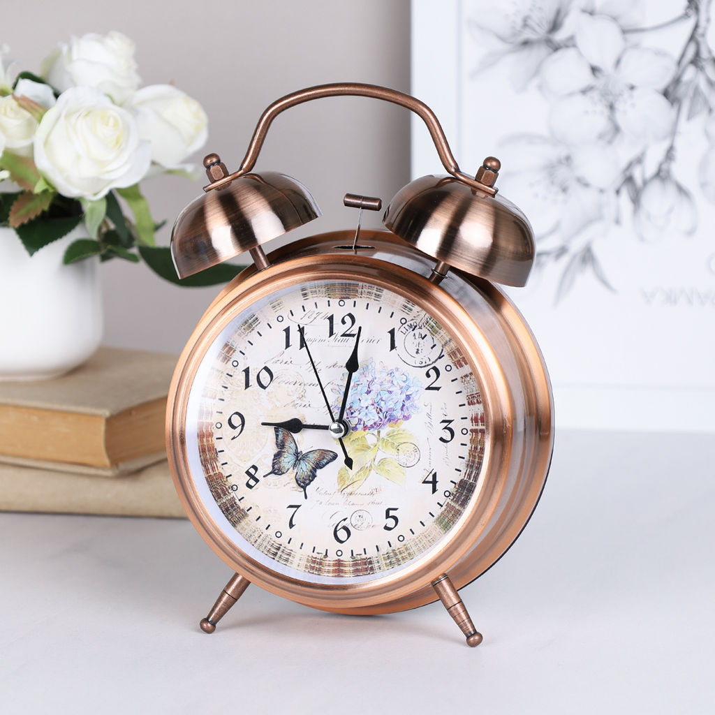 Будильник 13,5х6,5х20 см / 672-1 /уп 40/