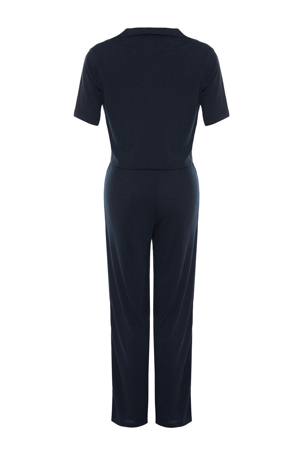 Trendyolmilla Lacivert Ay?c?kl? Fitilli Orme Pijama Tak?m? THMSS21PT0168 фото 16