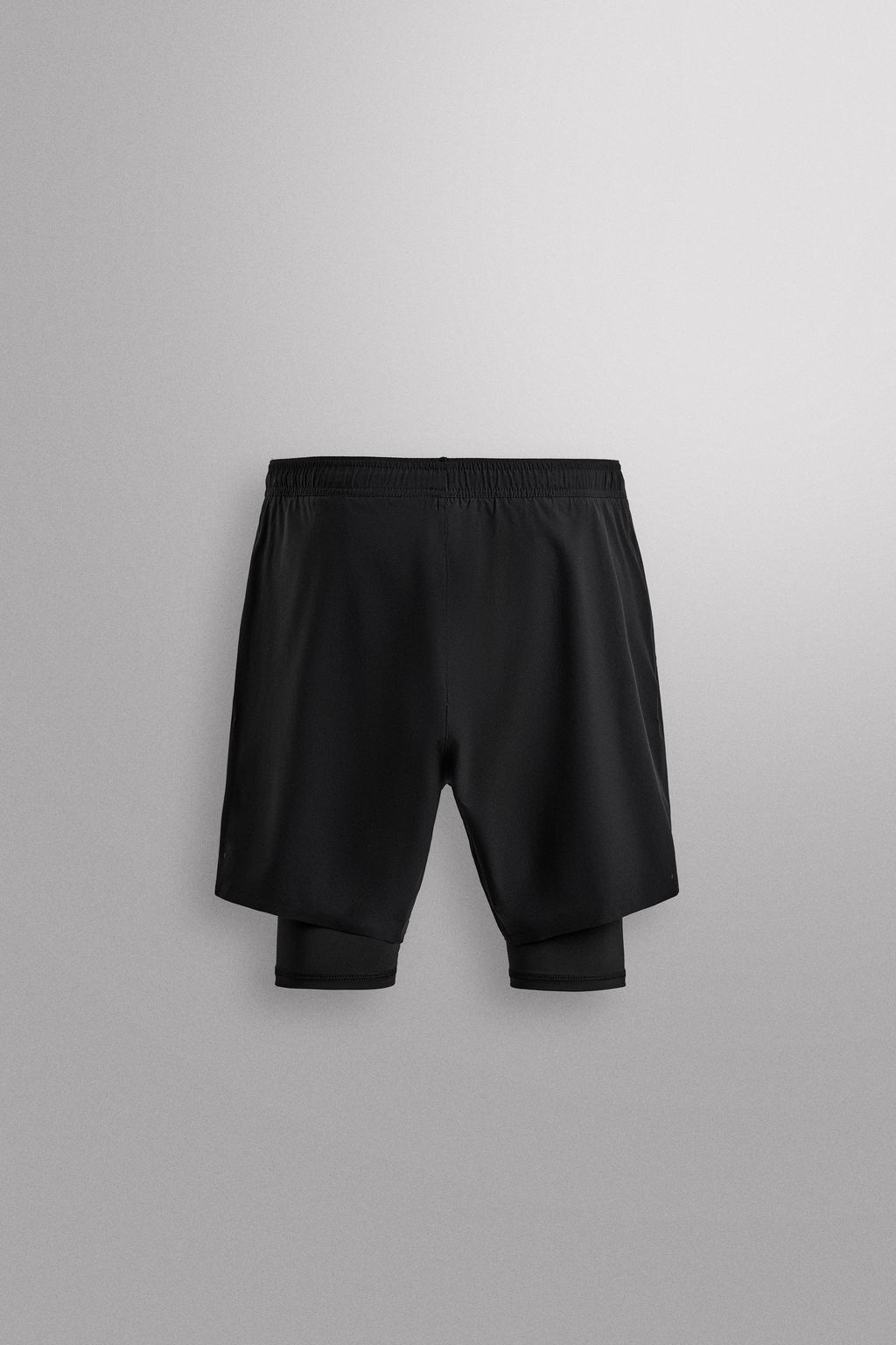 PANTALONES CORTOS ENTRENAMIENTO 2 EN 1 B?SICOS / Negro - Zara фото 25