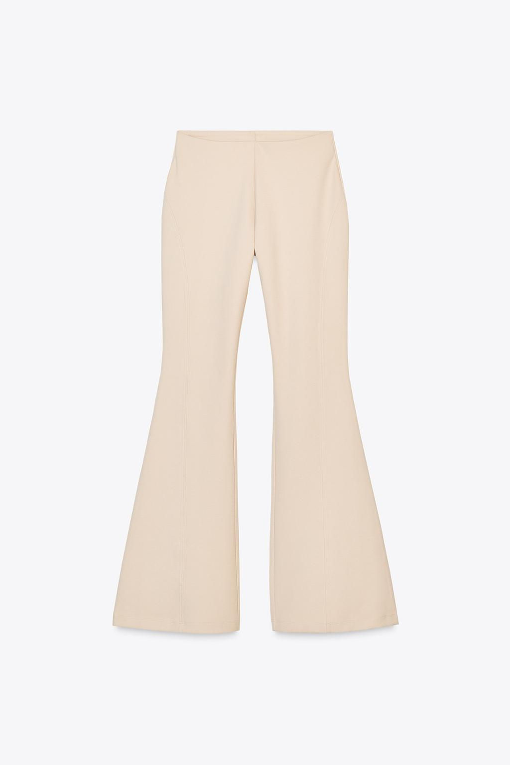 INTERLOCK FLARE TROUSERS - Zara фото 6