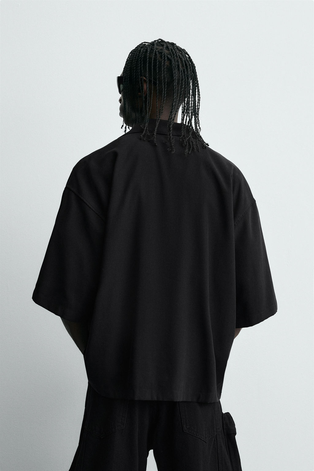 EMBROIDERED TEXT FLOWING SHIRT - Zara фото 3