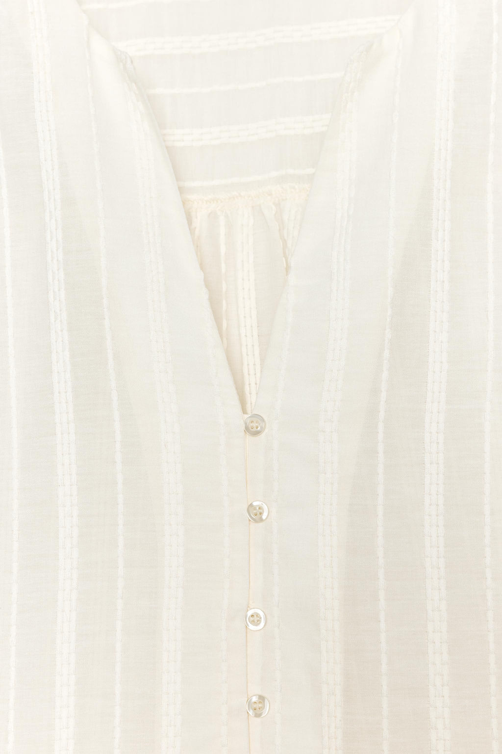 RUSTIC STRIPED BLOUSE - Zara фото 8
