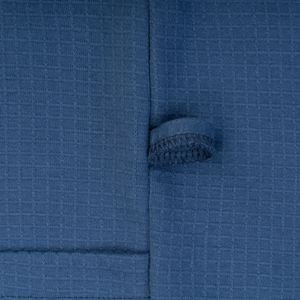 Халат детский вафельный джинс 914 (140, 72)