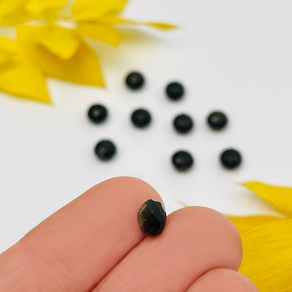 Бусины для украшений из золотистого Обсидиана (10 шт)