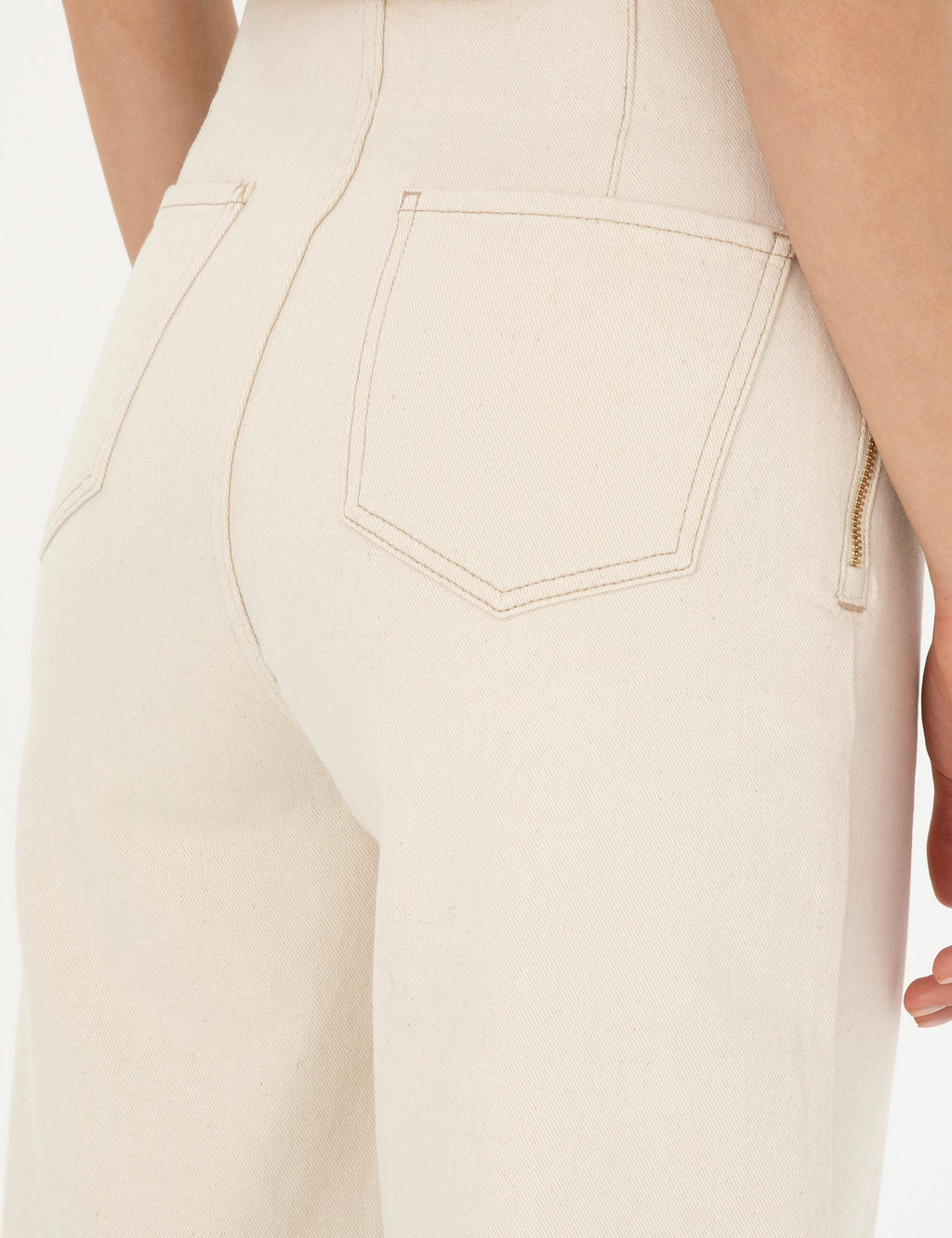 Krem Kanvas Pantolon - Pierre cardin фото 6