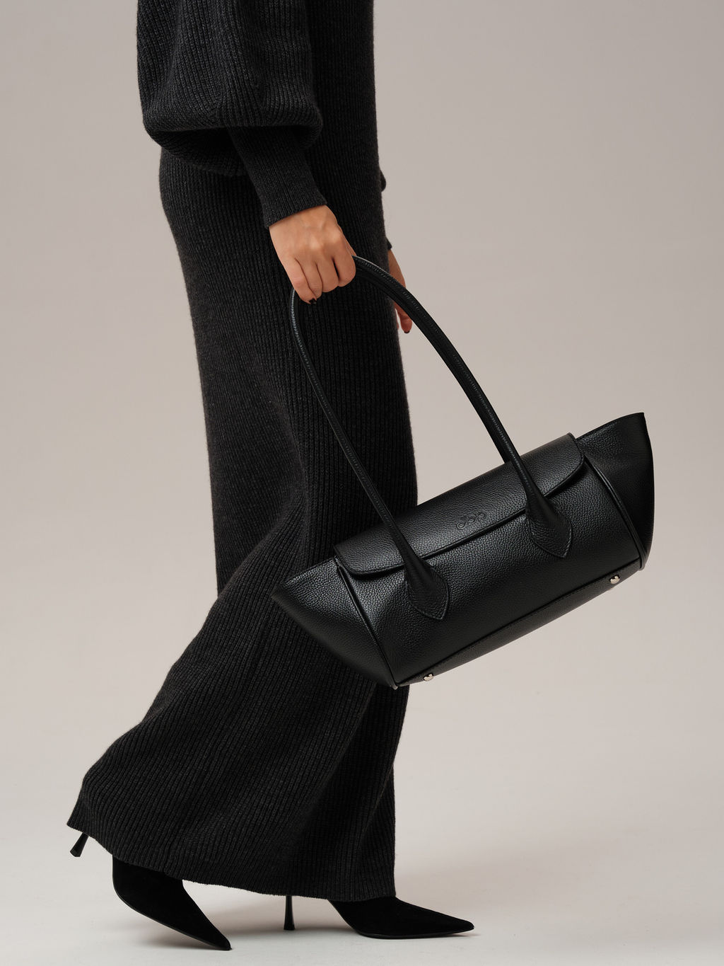 Кожаная сумка Viki DBR 31341 черный  фото 5